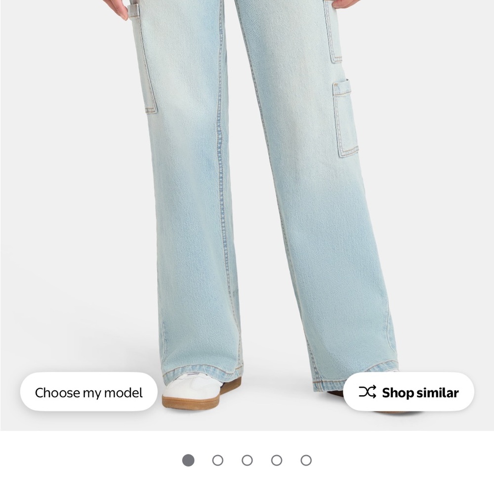 No Boundaries acid wash Wide Leg Pants cargo style